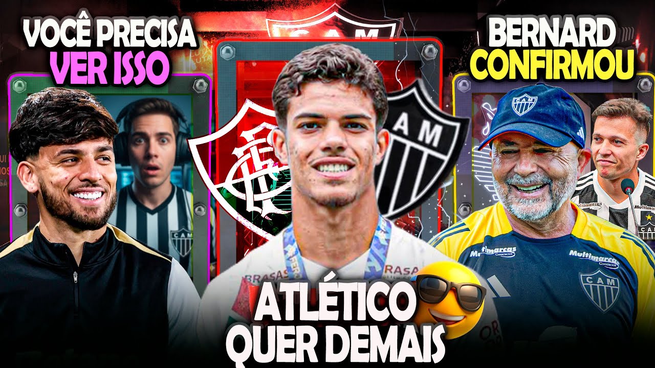 🎯 ATL&Eacute;TICO QUER DO FLUMINENSE 😱 ATACANTE MONITORADO NO GALO ⚠️ BERNARD CONFIRMA SOBRE SAMPA | #galo