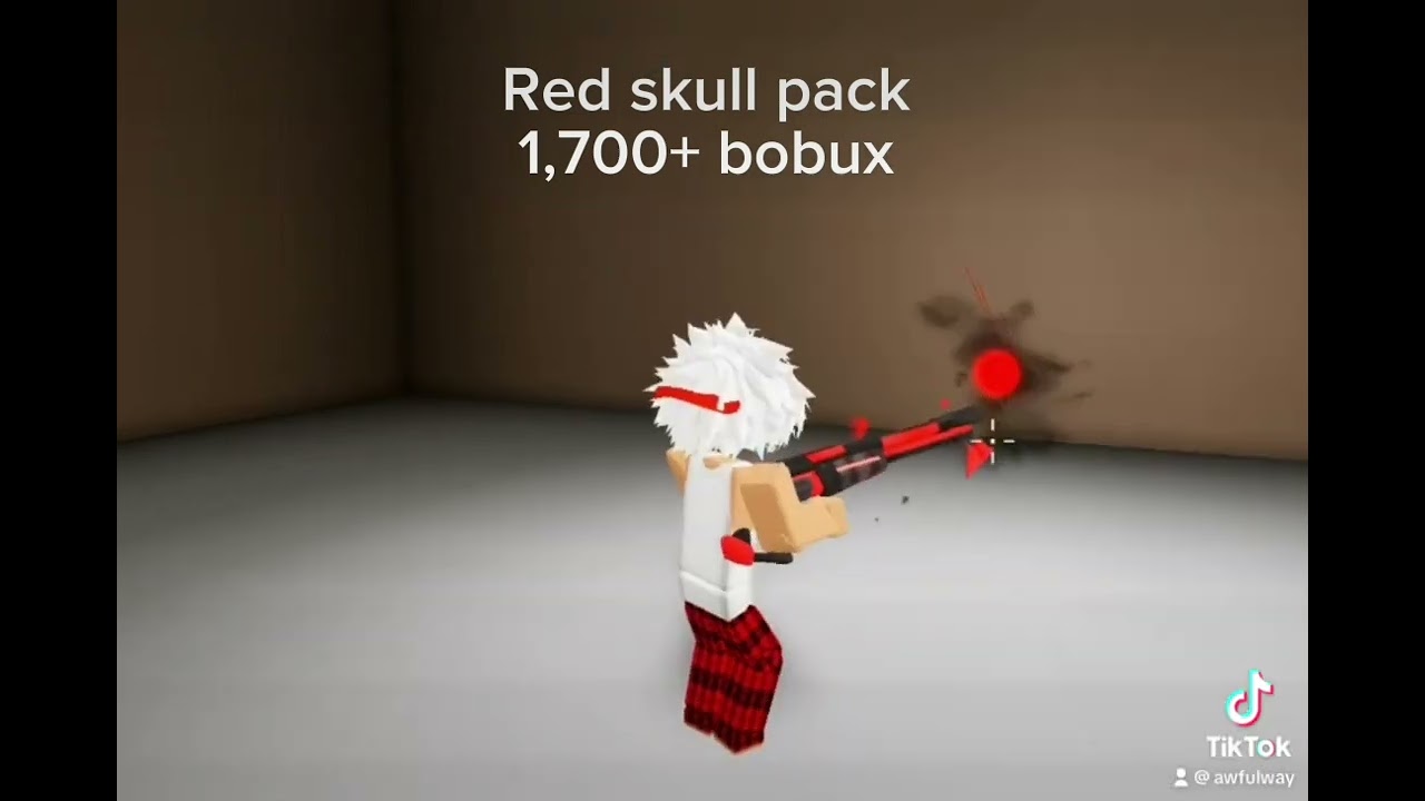 Showcasing hello kitty pack and red skull pack in da hood