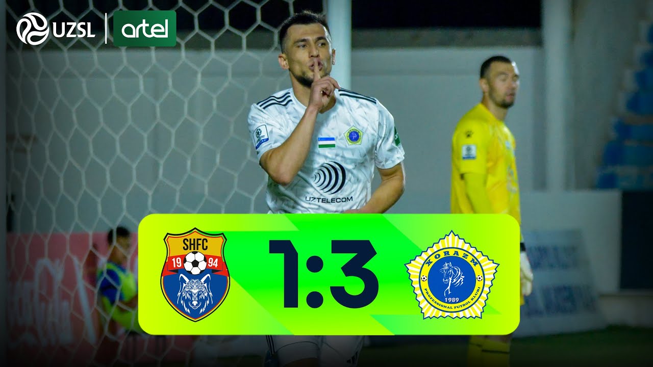 Superliga 16-tur. Sho‘rtan - Xorazm bahsida kiritilgan gollar va xavfli vaziyatlar (Highlights)