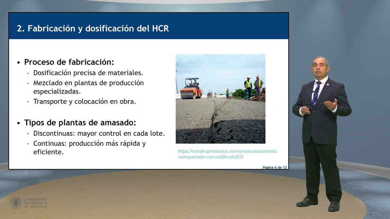 Puesta en obra del hormig&oacute;n compactado con rodillo | 104/110 | UPV