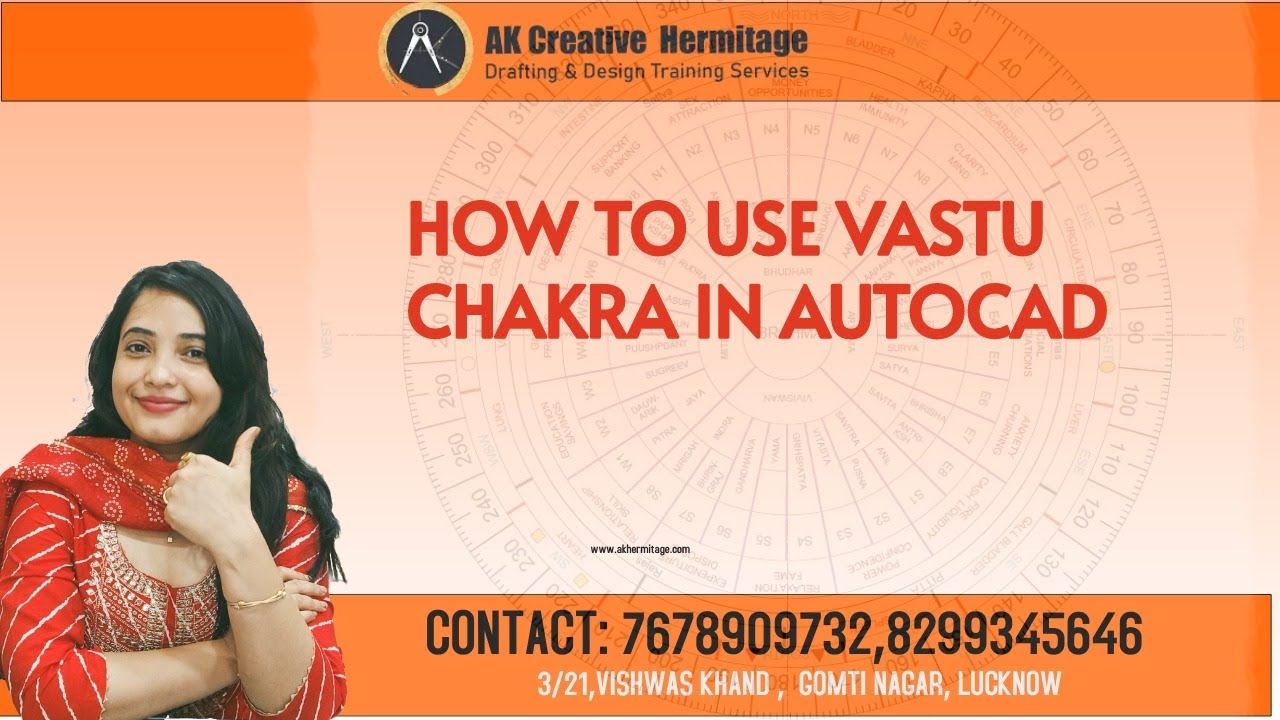 Vastu Chakra on AutoCAD Plan  | Grid your map in 16 zones of Vastu | Learn Vastu 2024