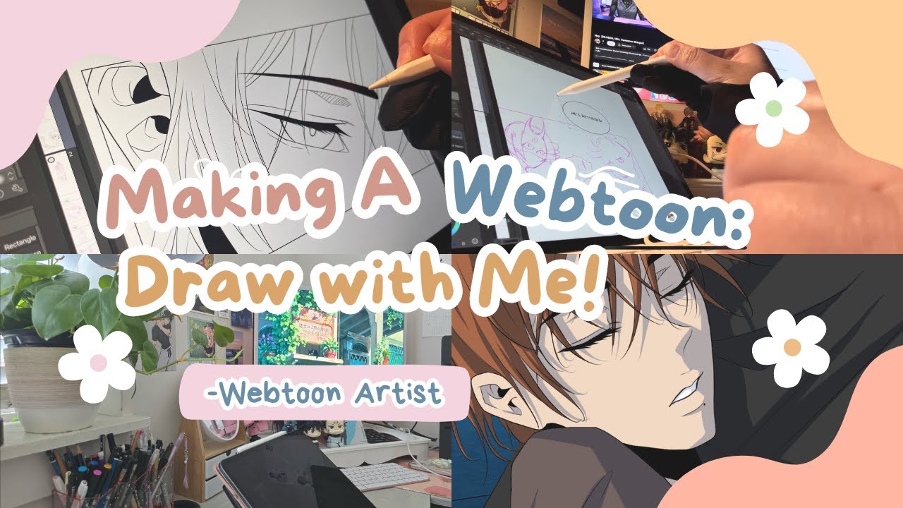 MAKING MY WEBTOON: DRAW WITH ME (PLANNING, PROCESS, CHARACTERS, AND STORY)