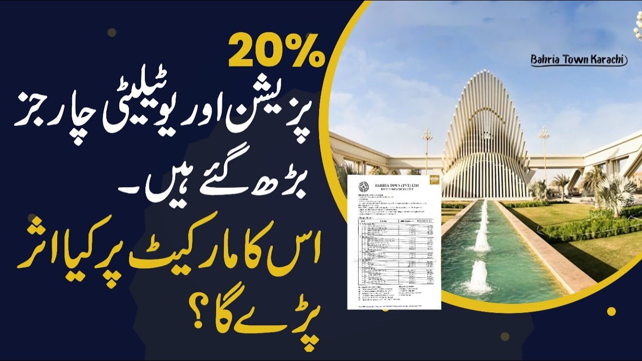 Possession and Utility Charges Increased in Bahria Town Karachi