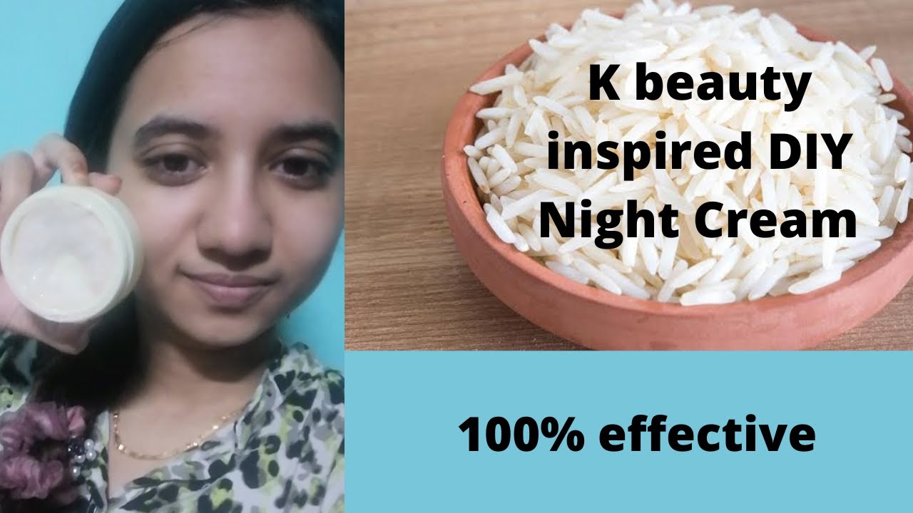 Korean Inspired DIY Rice cream | Korean glass skin | Rice Cream for Face