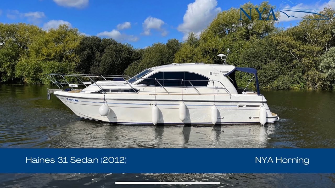 £112,000 - Haines 31 Sedan (2012) for sale at Norfolk Yacht Agency