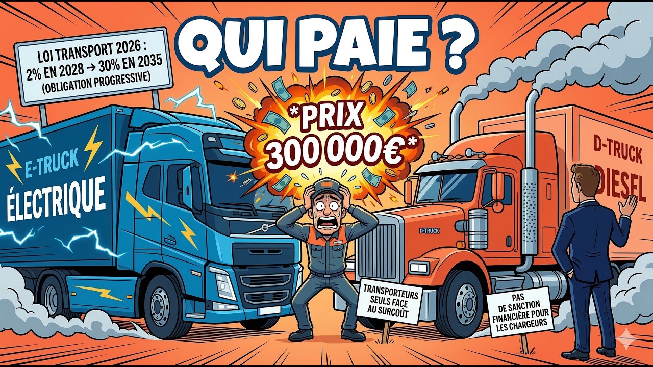 Camions électriques: chargeur ou transporteur, qui va vraiment payer l'addition ?#transport