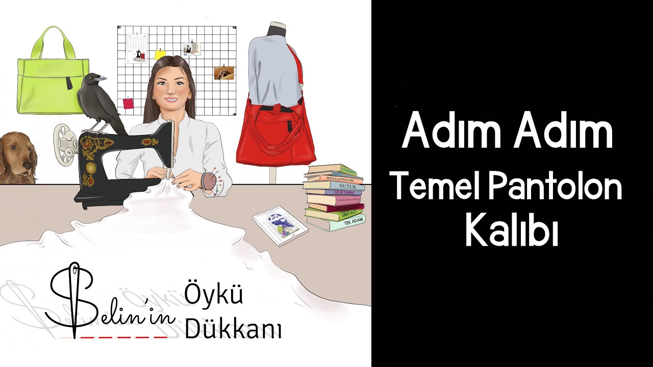 TEMEL PANTOLON KALIBI ÇİZİMİ //Megep Notlarını Adım Adım Takip Ederek Birlikte Çizelim