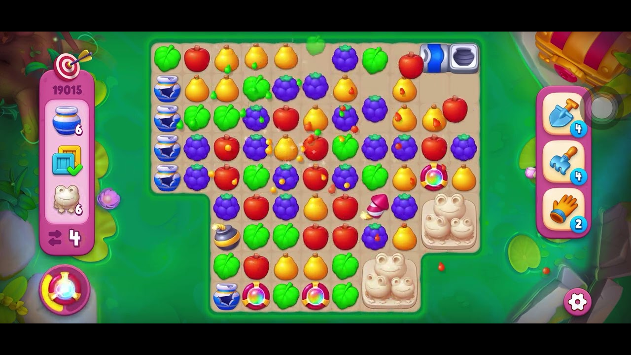 Gardenscapes Level 19015 (Challenge Level)