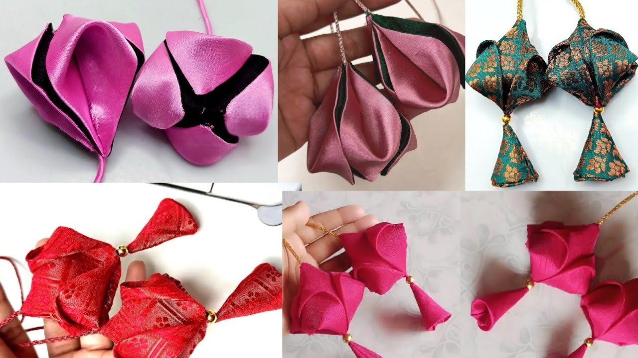 How To Make Blouse Latkan with Clouth | Blouse latkan making at home |
