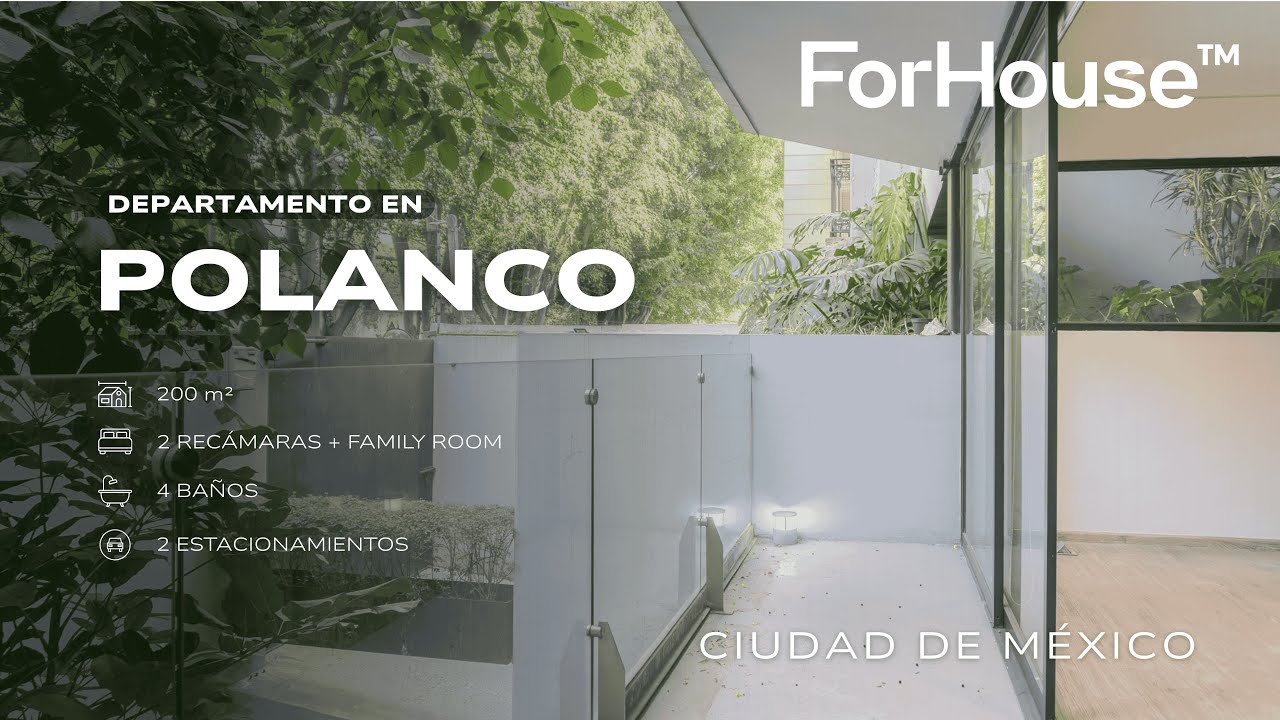 Departamento de lujo | Polanco | ForHouse | Ciudad de México | Real Estate | Inmobiliaria | CDMX