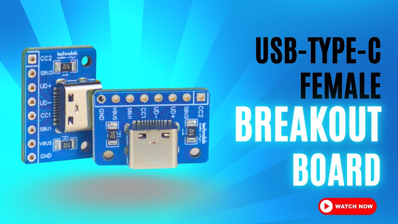 Схема платы расширения USB Type-C | Питание, данные, контакты CC и принципиальная схема | Интерфе...