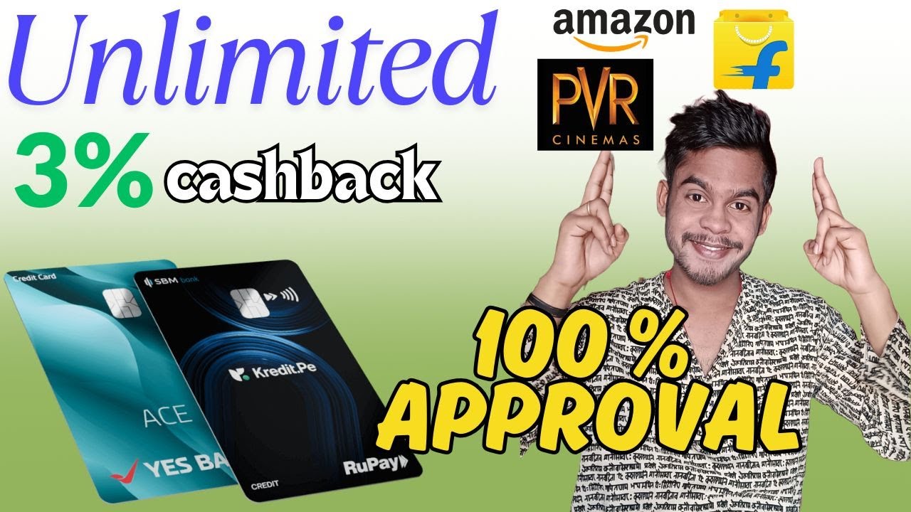 Flat 3% Cashback - Kredit.Pe Card 