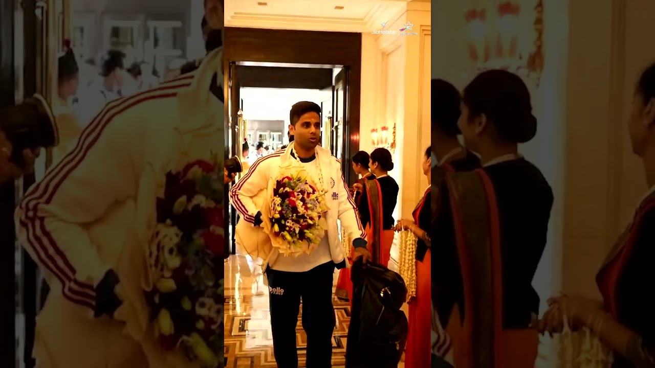Team India arrive in Chennai ahead of their Super 8 match! #INDvZIM #T20WorldCup