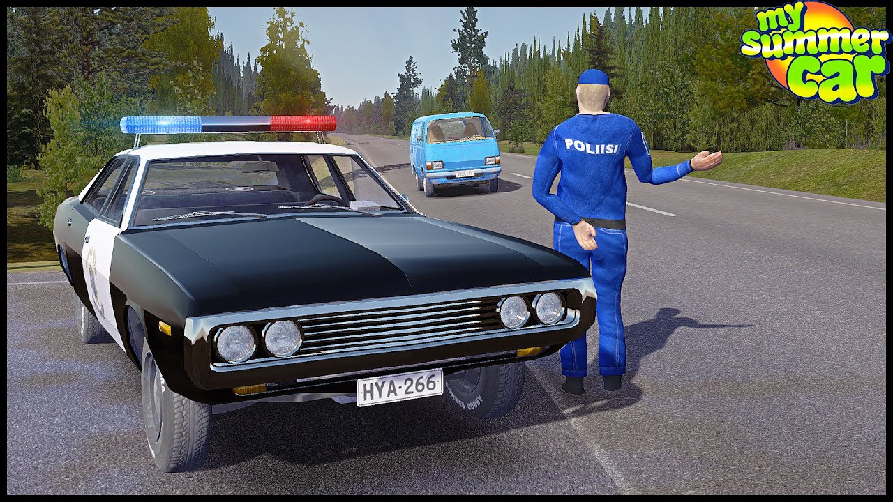 СТАЛ ПОЛИЦЕЙСКИМ в MY SUMMER CAR! Устроил ПОГОНЮ!