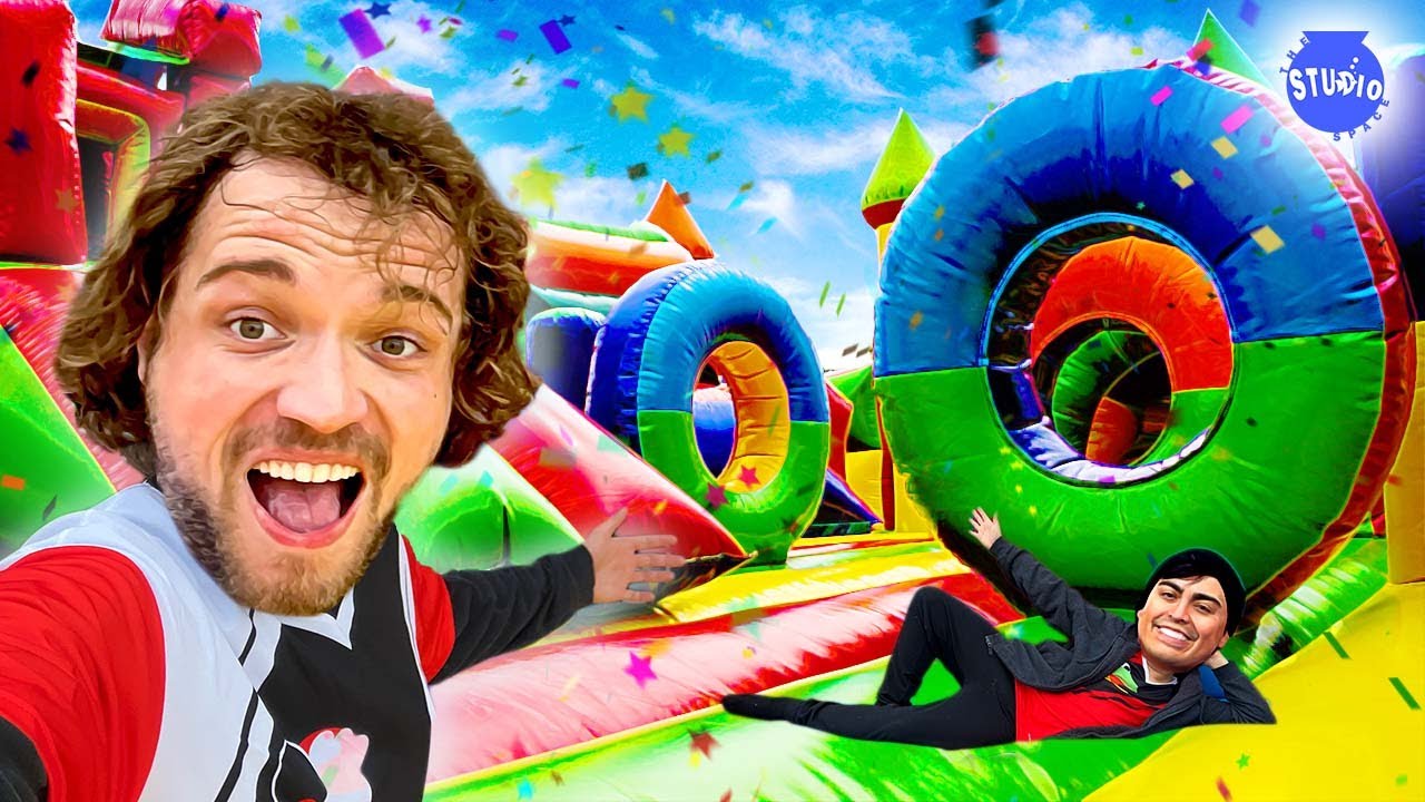 We FOUND the World's BIGGEST BOUNCE HOUSE!