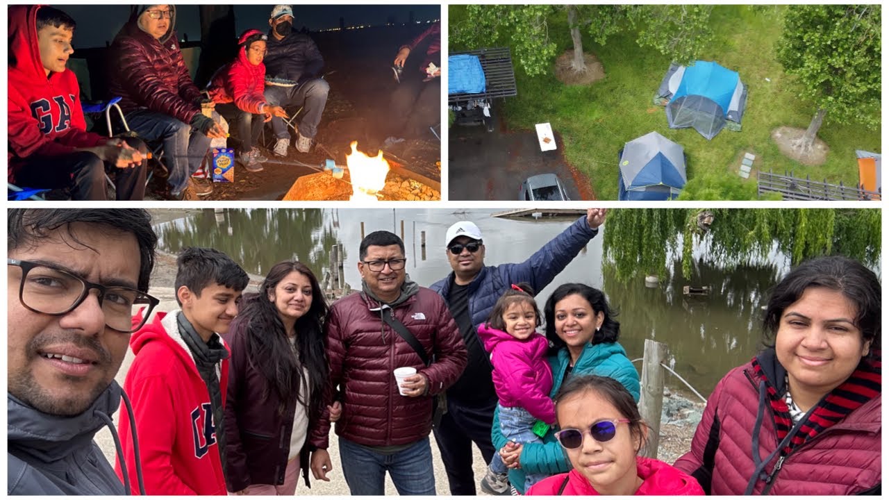 প্রচন্ড বৃষ্টিতে তাবুতে রাত কাটালাম। Camping experience in America. Vlog.