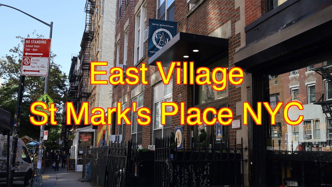 East Village, St Mark's Place NYC (4K)