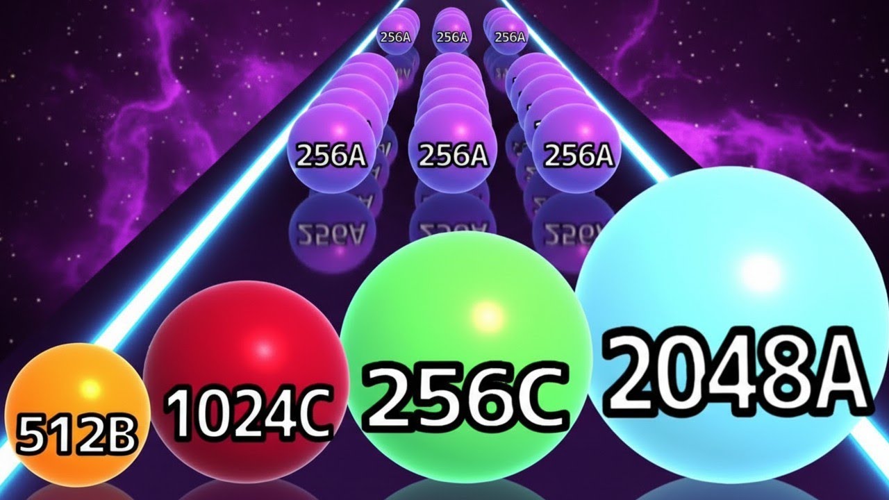 Ball Run 2048: Merge Number 🔥 Level Up Balls | Satisfying ASMR Gameplay Walkthrough (Android iOS)