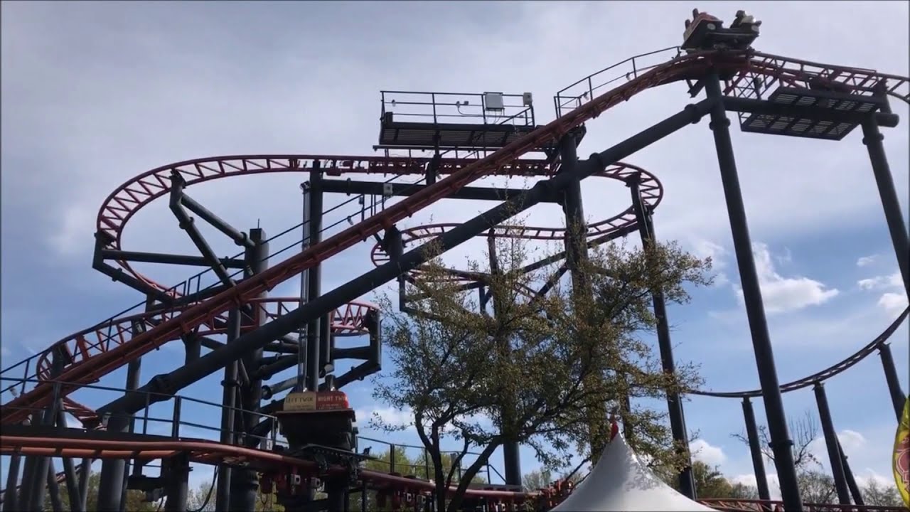 Six Flags Over Texas Pandemonium On-Ride (No Copyright)