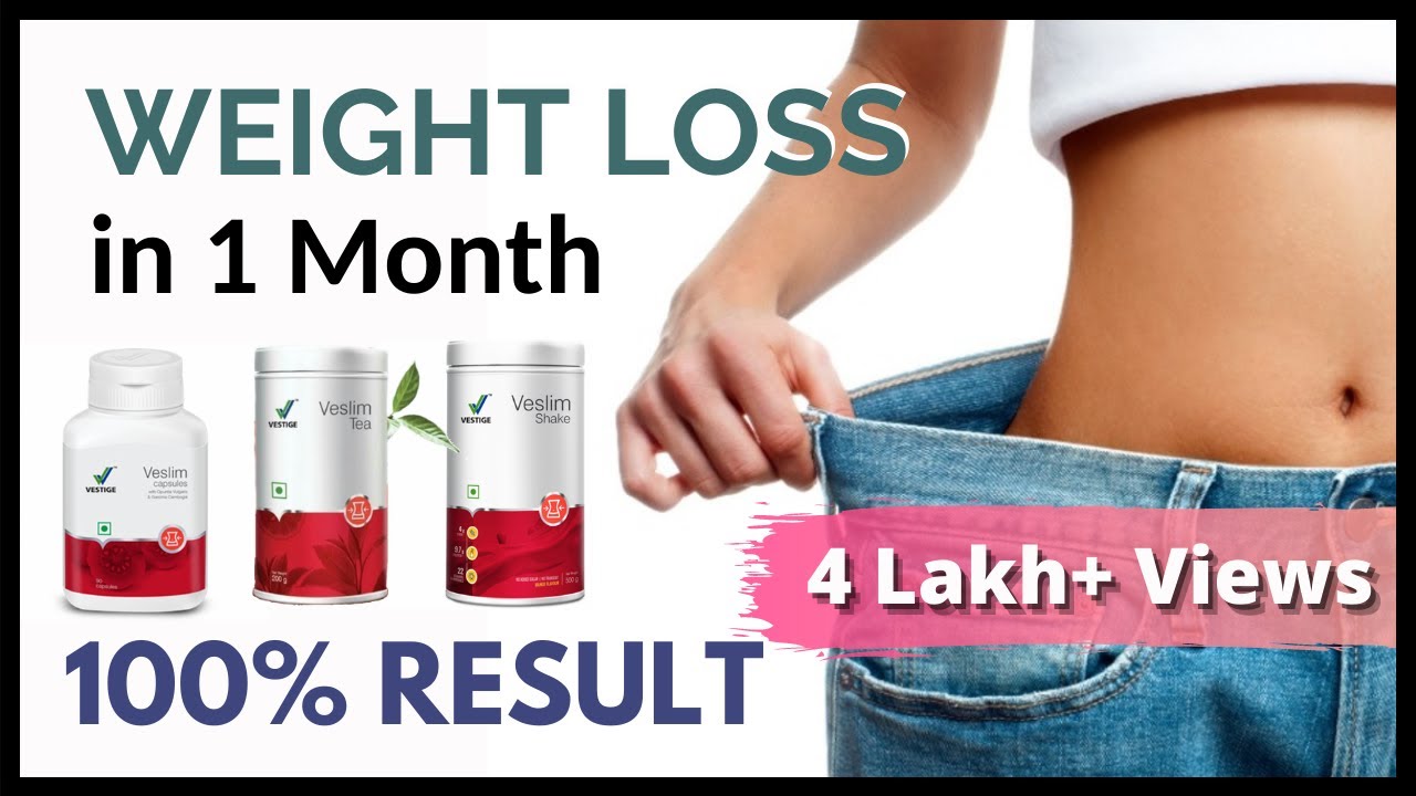 VESTIGE Veslim Shake | Veslim Capsules | Veslim Tea ( Weight Loss in 1 month )