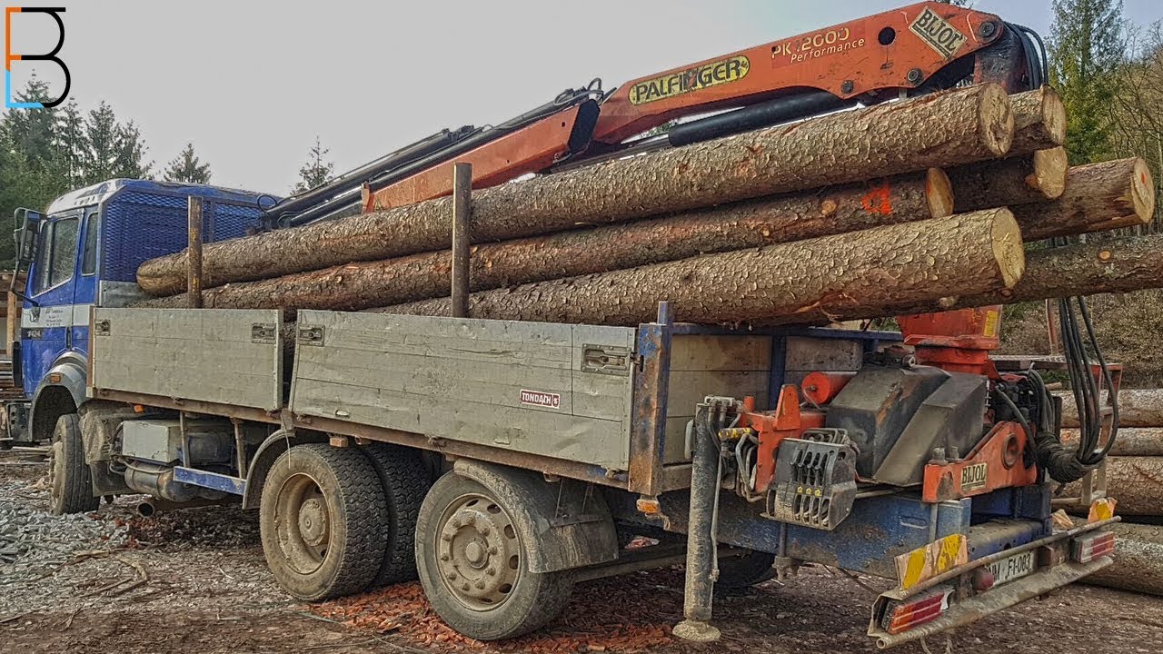 Extreme Truck Logging  |  Mercedes Benz 1424