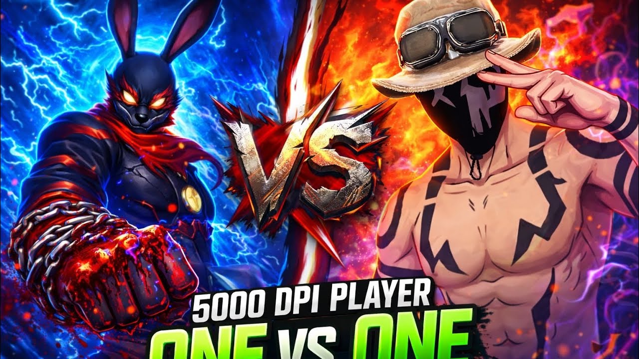 1vs1 with 5000 dpi player 😱#tending #long video #nonstopgaming