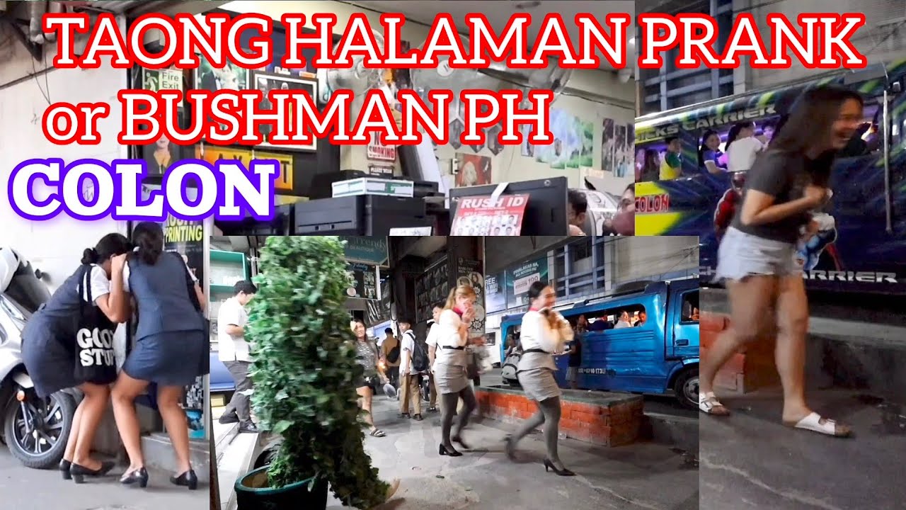 TAONG HALAMAN PRANK or BUSHMAN PH: COLON, CEBU CITY: #mosloy vlog