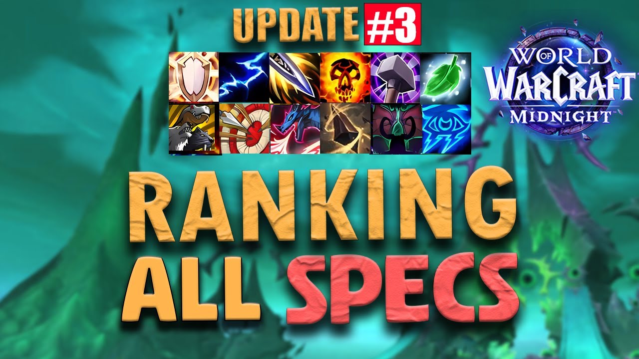Progressive M+ TIERLIST | #3 Midnight Update | RANKING ALL SPECS | World of Warcraft Midnight