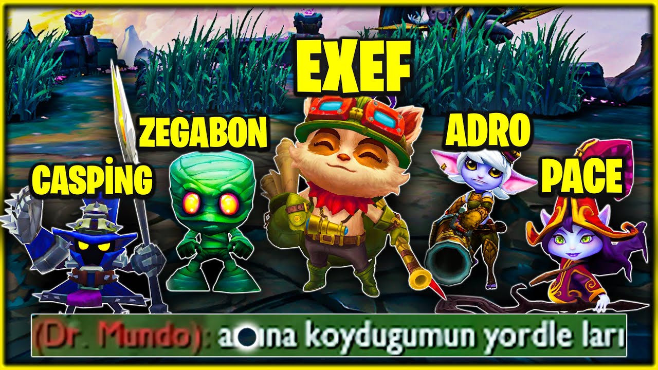 5 YOUTUBER 5 YORDLE VADİDE! (SIKINTI KÜÇÜK)