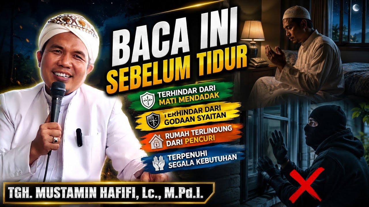 TGH. Mustamin Hafifi, LC.,M.Pd.I.‼️Tidurpun Ada Aturannya‼️MAKA PERHATIKANLAH...‼️