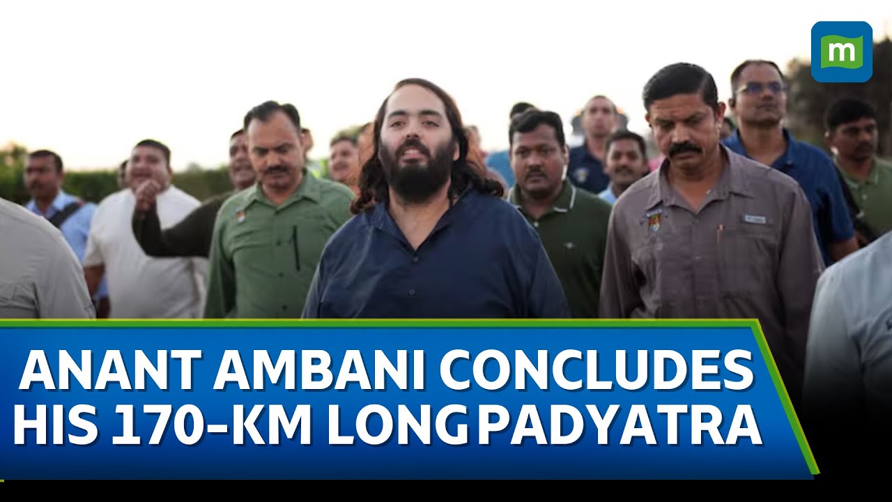 Anant Ambani Completes His Padyatra At Dwarkadhish Temple On Ram Navami