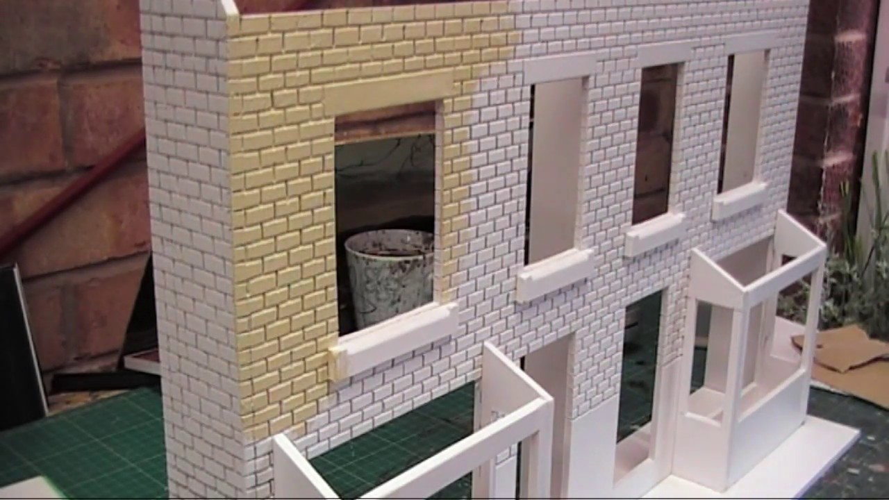 How to build Bay Window Houses in 16mm scale