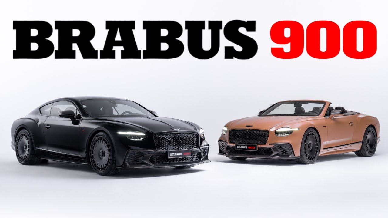 BRABUS 900 SUPERBLACK: Гибридный Bentley, который не должен быть таким быстрым.