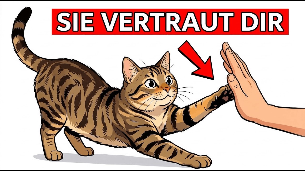 Wenn Deine Katze sich streckt, sobald sie Dich sieht, will sie Dir genau DAS sagen…
