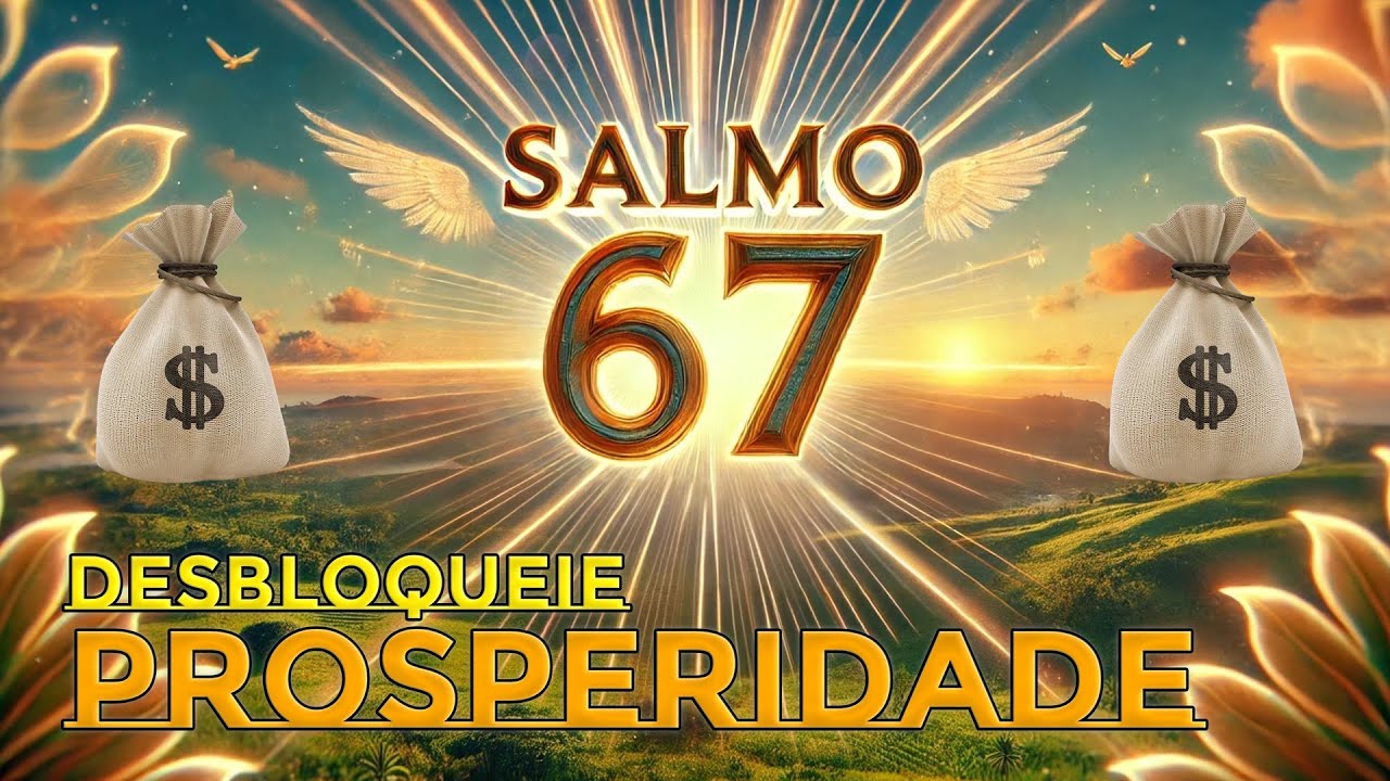 Salmo 67 - 48 Repetições para Atrair DINHEIRO em ABUNDÂNCIA e PROSPERIDADE com Frequência 999 Hz