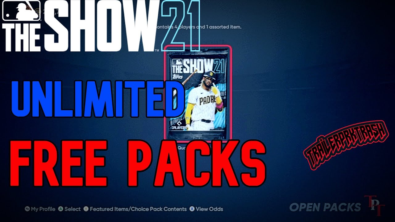 UNLIMITED FREE PACKS | MLB The Show 21| Easy showdown method