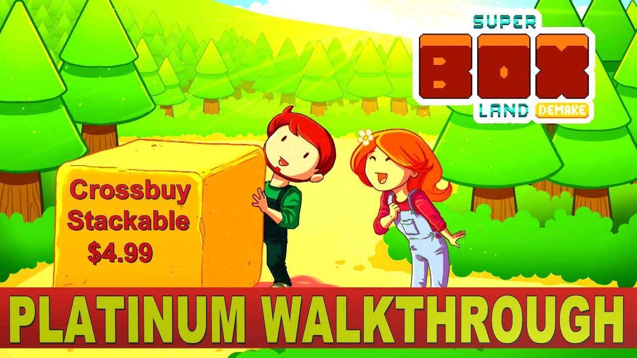 Super Box Land Demake Platinum Walkthrough | Trophy & Achievement Guide