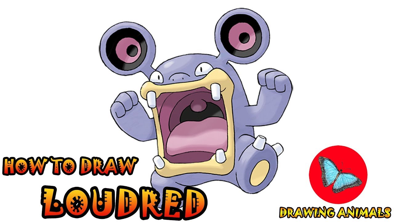 How To Draw Loudred Pokemon | Coloring and Drawing For Kids