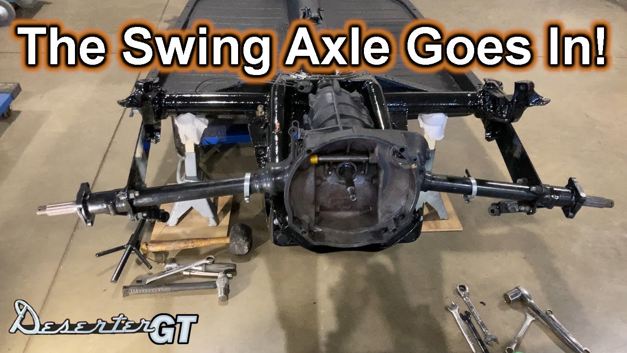 VW swing Axle Transmission & Rear Bearing Installation - ep15 Autodynamics Deserter GT Buggy