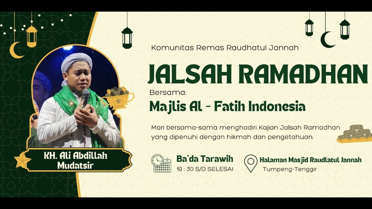 🔴LIVE JALSAH RAMDHAN BERSAMA MAJELIS AL FATIH INDONESIA | TUMPENG TENGGIR WONOSARI BONDOWOSO