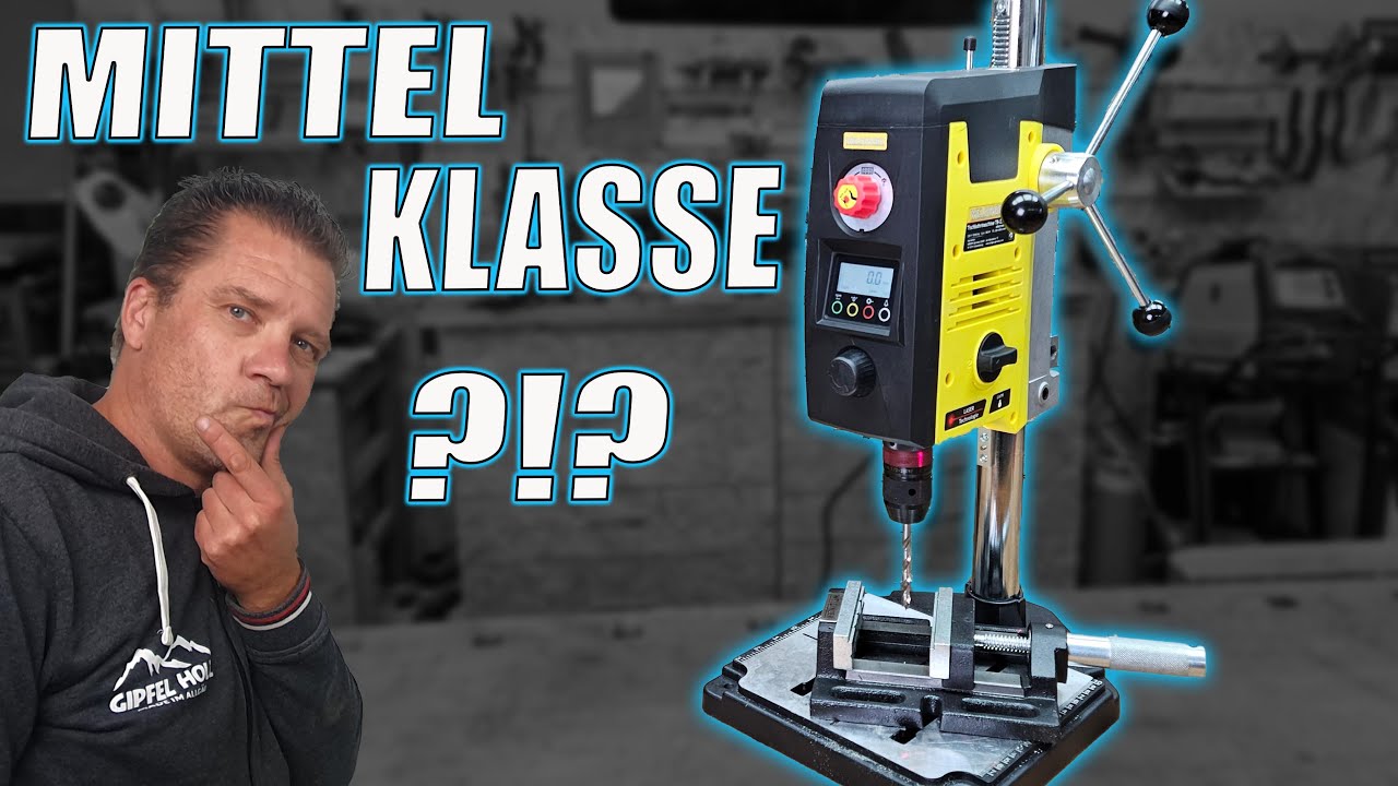 Was taugt eine Mittelklasse Tischbohrmaschine? - Weldinger TB 2500 im Test - Säulenbohrmaschine