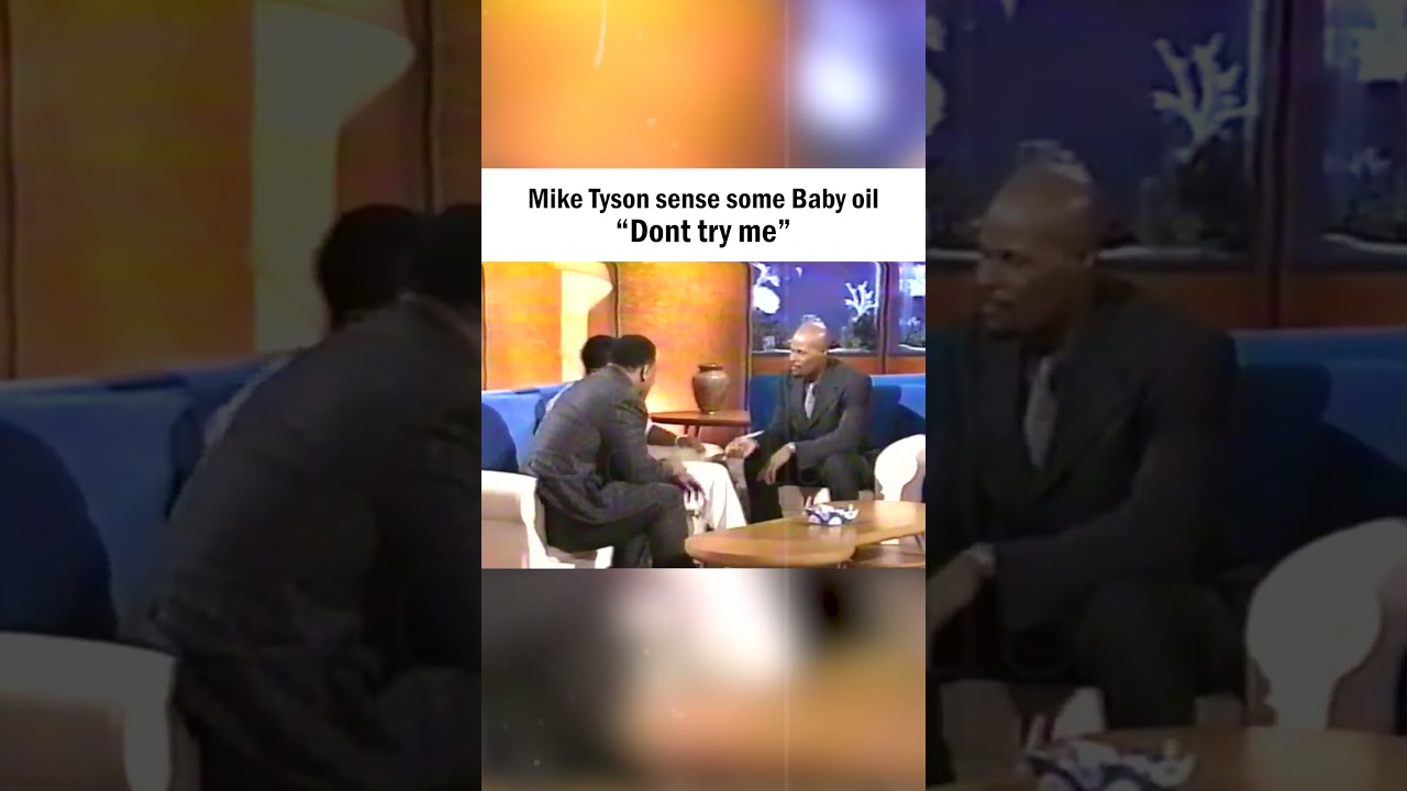 Майк Тайсон отталкивает руку Дидди от своей ноги &mdash; шоу Кинана Айвори Уэйанса 1998 года