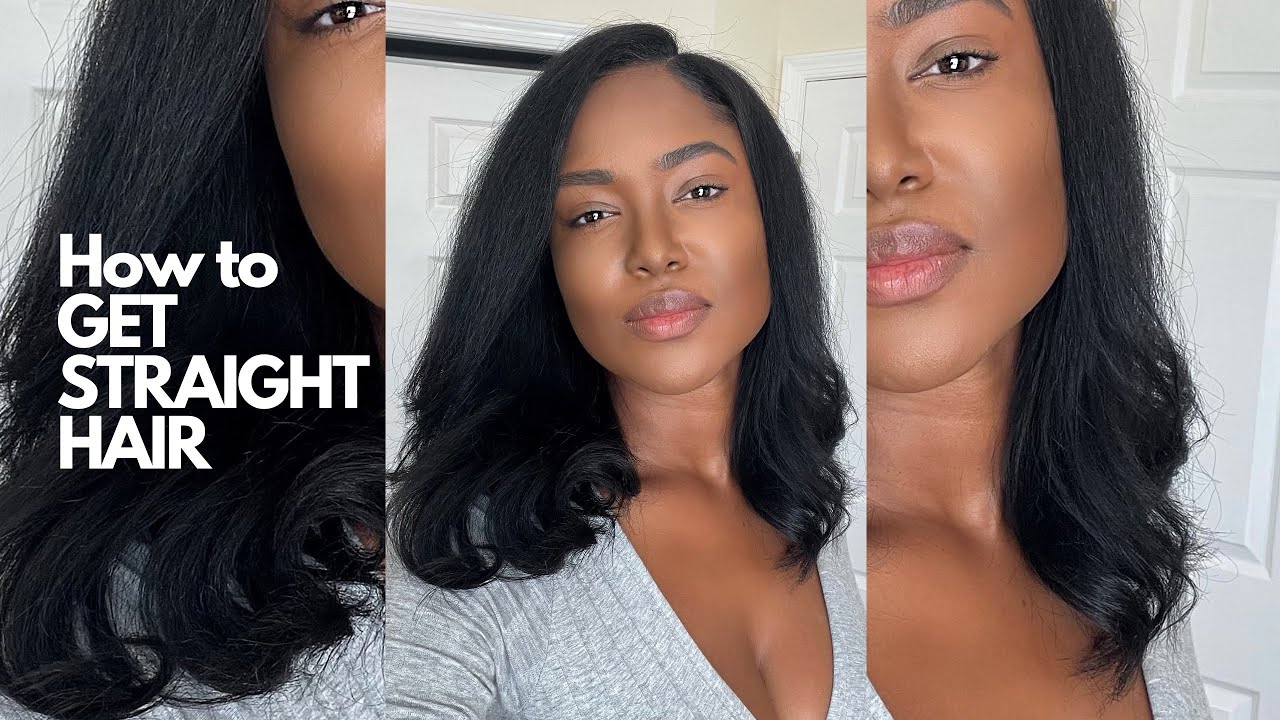 HOW TO STRAIGHTEN NATURAL HAIR | john frieda frizz ease