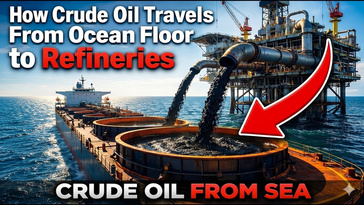 Crude Oil Travels From Ocean Floor to Refineries