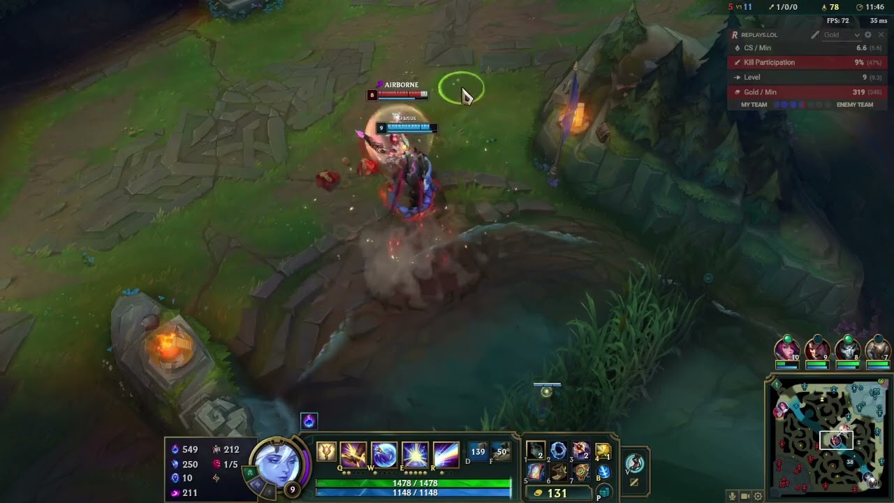 Lux Game 54 (Win vs Diana, Bronze I Promotion)