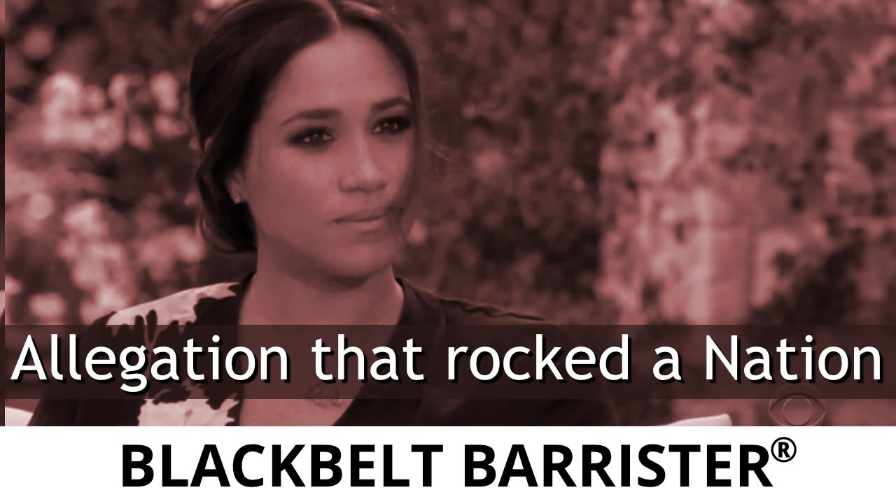 Meghan & Harry's contradictions Barrister Analysis