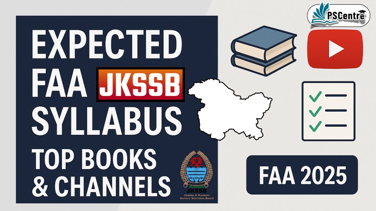 JKSSB Finance Account Assistant Syllabus || Jkssb FAA strategy || Books+Free study resources #jkssb