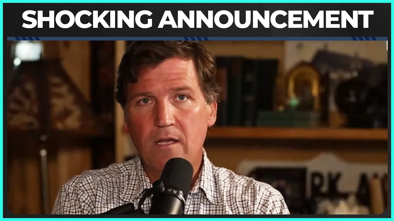 Tucker Makes MASSIVE Political Announcement!