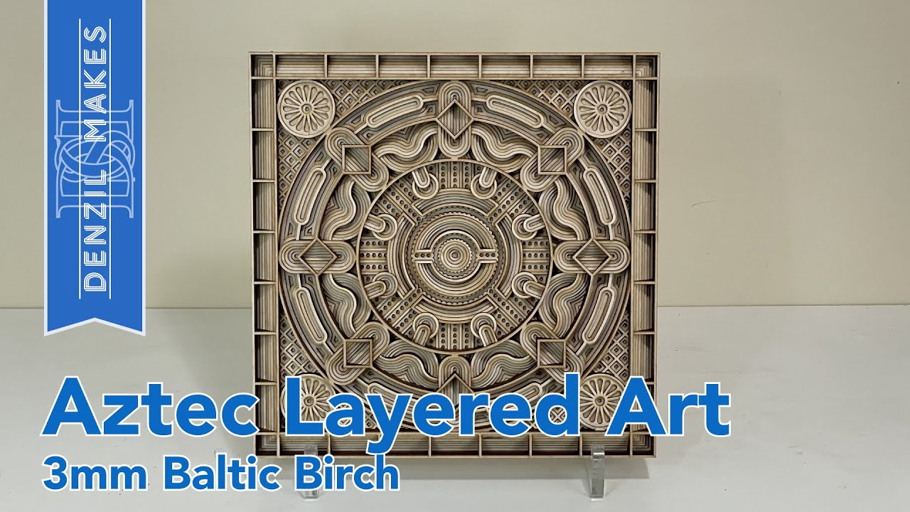 Aztec Geometric Layered Mandala Artwork