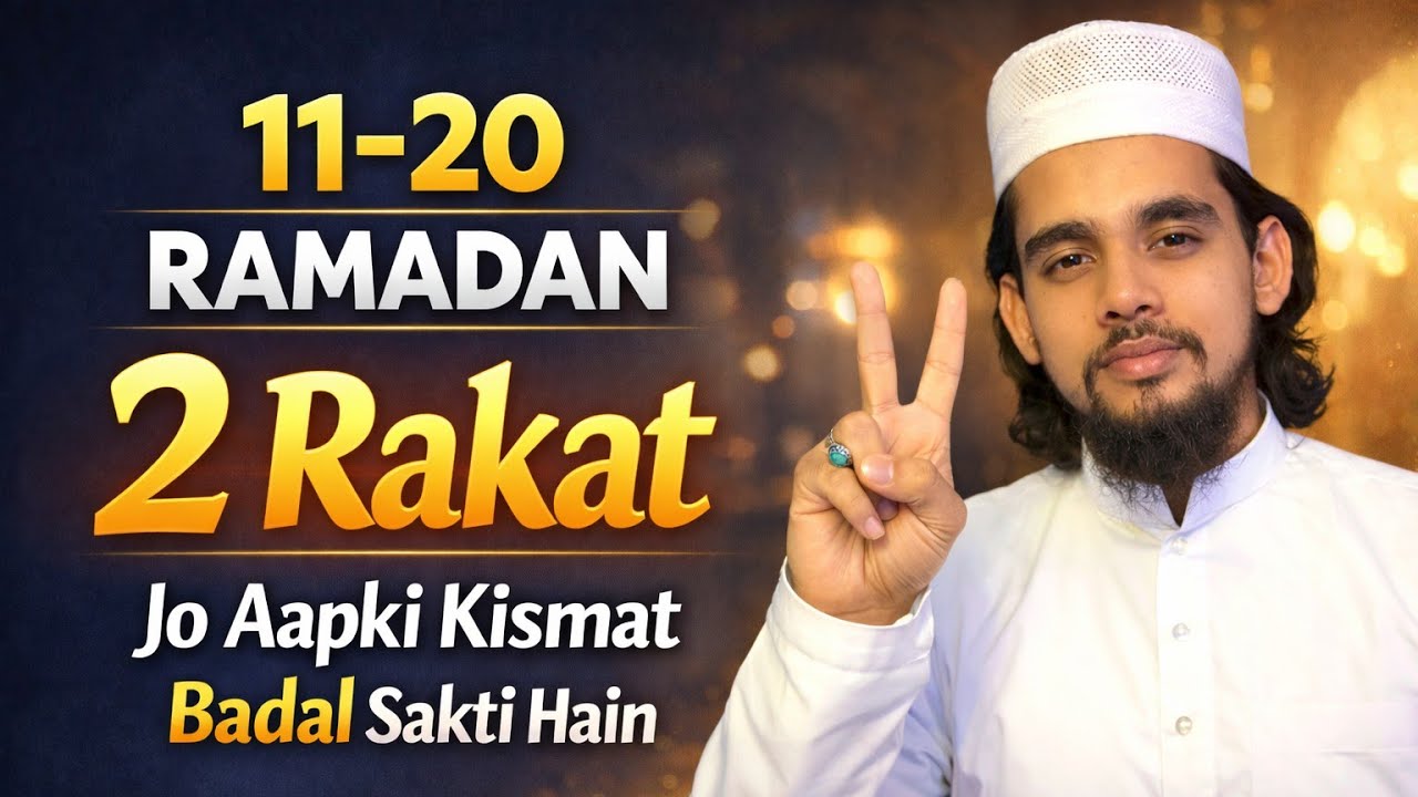 11–20 Ramadan: 2 Rakat Jo Aapki Kismat Badal Sakti Hain 😳🤲 || #Ramadan #Dua 
